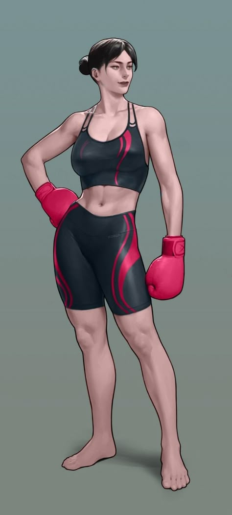 Boxer Woman Dark Concept Art, Custom Character Design, Boxers Design, Female Boxer, Boxers Women, Female Boxers, Custom Character, Character Design Female, Hero World