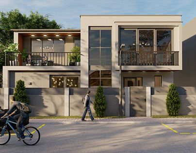 200 Sqm House Design, 200sqm House, Architecture Advertising, Illustration Architecture, Revit Architecture, Autodesk Revit, Architecture Concept, Architecture Visualization, Concept Architecture