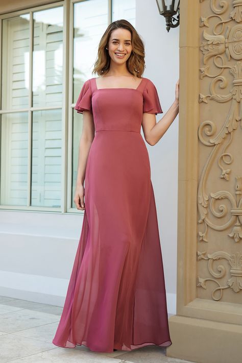 A Line Bridesmaid Dresses, Jasmine Bridesmaids Dresses, Simple Frocks, Bridesmaid Dresses With Sleeves, Custom Bridesmaid Dress, Plus Size Prom, Modest Bridesmaid Dresses, Almond Blossom, Dresses Modest