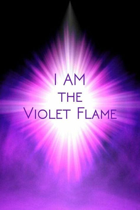 Picture of the violet flame including the affirmation "I AM the Violet Flame" Candle Photography Dark, 7 Chakras Meditation, Purple Meaning, Violet Flame, Ascended Masters, I Am Affirmations, Journal Writing Prompts, Spiritual Enlightenment, Spiritual Meaning