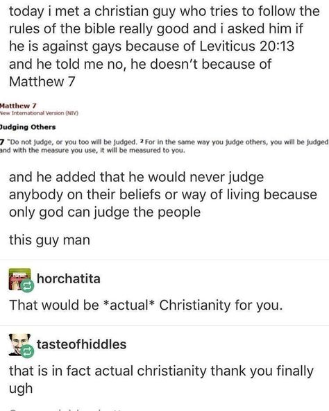 finally, real christianity. thank you Faith In Humanity Restored, Humanity Restored, Christian Men, Faith In Humanity, Text Posts, Feel Better, Interesting Art, How To Make An, Tree Branches