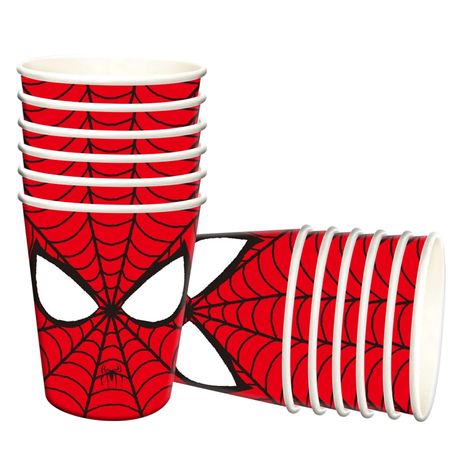 Birthday Decorations Spiderman, Spider Birthday Party, Spiderman Birthday Party Food, Kids Party Cups, Spiderman Party Supplies, Spidey Party, Spiderman Theme Party, Spider Party, Spiderman Birthday Party Decorations