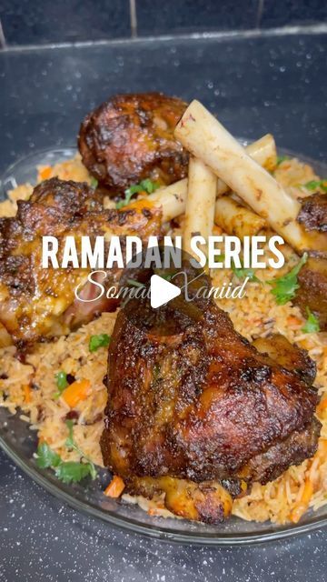 @marsia.eats on Instagram: "Ramadan Series - Somali Xaniid  —————————————————— Decided to recreate our current favourite takeout for Iftar and it was so worth it!  Delicious fall of the bone lamb with a fragrant and flavoursome rice. I pressure cooked the lamb first to speed up the cooking process but you can also slow cook in the oven. I’ll also be posting the Somali rice recipe very soon.   Ingredients:  ——————— - 4 lamb shanks  - 1 stock cubes  - 3-4 cloves of garlic  - Handful coriander  - 1/2 scotch bonnets  - 1.5 Tsp cumin (put aside 1/2tsp), 1.5 heaped Tsp coriander (put aside 1/2tsp) , 1 heaped Tsp paprika, 1 Tsp salt, 1 Tsp pepper, 2 Tbsp olive oil  - Juice of 1/4 lemon   Method:  —————-  1. Add the lamb, 1 stock cube and some water. Pressure cook for 30-45mins or until lamb is te Somali Rice, Somali Recipe, Easy Iftar Recipes, Ramadan Series, Lamb Shank Recipe, Afghan Food Recipes, Meat Restaurant, Middle East Recipes, Nigerian Recipes