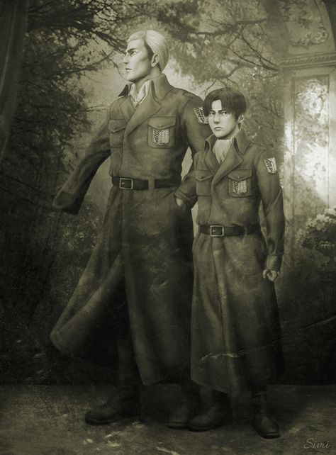 Attack On Titan Characters, Commander Erwin, Erwin Attack On Titan, Levi Erwin, Lance Corporal, Levi And Erwin, Attack On Titan Aesthetic, Erwin Smith, Survey Corps