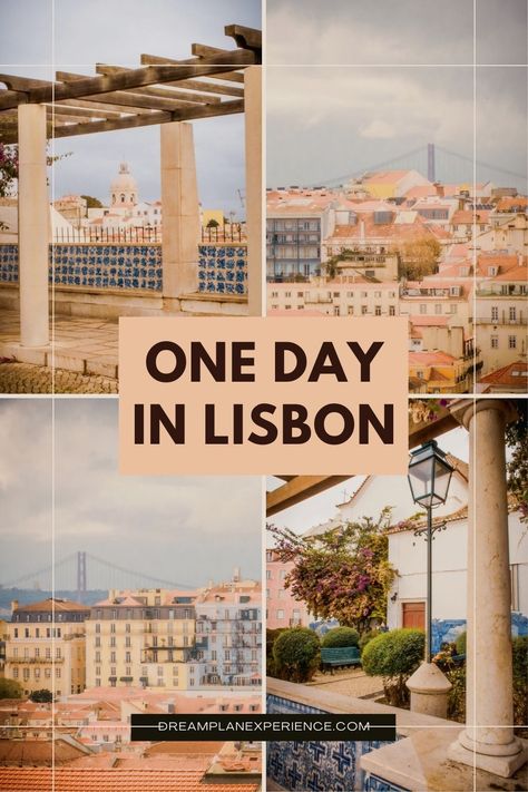 bridge, view of rooftops in lisbon Lisbon In A Day, Lisbon 1 Day Itinerary, One Day In Lisbon Portugal, One Day In Lisbon, Lisbon Itinerary, 1 Day Trip, Portugal Trip, 2024 Travel, Travel 2024