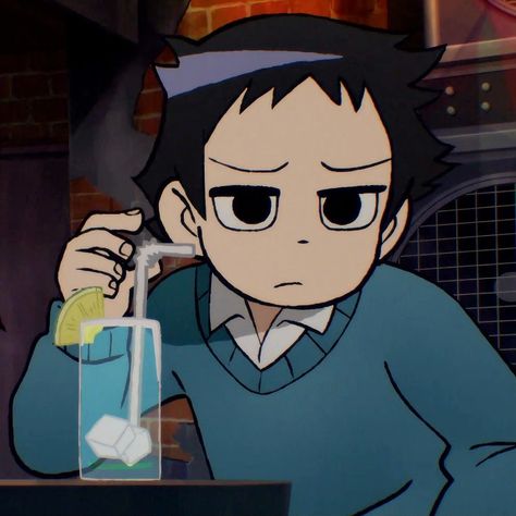 Wallace Wells Anime, Wallace Wells Icon Anime, Wallace Wells Matching Pfp, Wallace Wells Pfp, Wallace Wells Fanart, Wallace Wells Icon, Scott Pilgrim Movie, Wallace Wells, Scott Pilgrim Comic