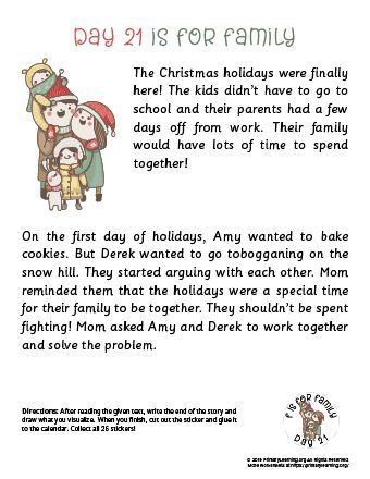 Recommended Workbook Christmas Reading Passages This Christmas reading passages are made in a form of an Advent calendar! Kids read Christmas stories and write the endings for each story. These passages help kids to compose well-written endings and draw what they visualize. Kids collect stickers for all 25 stories plus one bonus Christmas Reading, Story Prompts, Reading Passages, Kids Reading, A Christmas Story, Helping Kids, Kindergarten, Christmas Holidays, Preschool