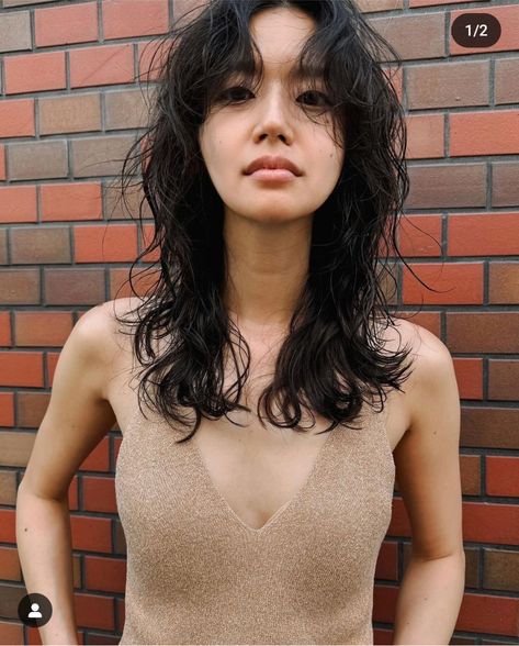 Korean Perm Hair, Korean Perm, Shaggy Haircut, Perm Hair, Haircut Inspo, Shaggy Haircuts, Hair Images, Permed Hairstyles, Perm