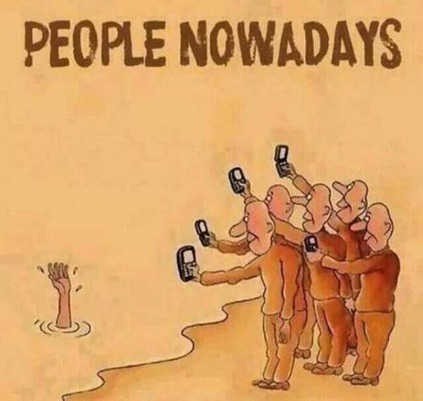 28 Pictures That Make You Think about Things Differently Bystander Effect, Social Media Humor, Satirical Illustrations, Meaningful Pictures, Powerful Images, Deep Meaning, Satire, The Words, Thought Provoking