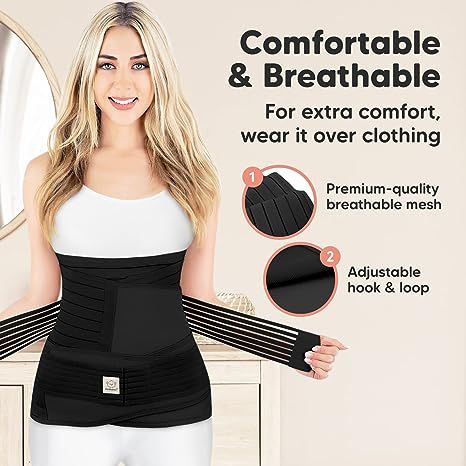 KeaBabies Revive 3 in 1 Postpartum Belly Band in 3 Sizes: M/L, XL, and 2XL. Your trusted post partum recovery belts for stomach, pelvis, hip & waist supports. Wear one, two, or three belts based on your recovery stage. Recommended by doctors. Helps You Get Back in Shape - Our 3 in 1 Postpartum Belly Wrap improves posture, core strength, and mobility after birth. It snugly wraps your body, easing discomfort and water retention, for a confident recovery. A must-have band for pregnant women. Nursing Dress Breastfeeding, Postpartum Belt, Post Pregnancy Belly, Belly Support Band, Postpartum Belly Band, Maternity Stores, Belly Support Pregnancy, Pregnancy Belly Band, Ella Bella