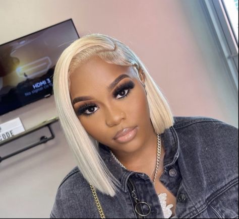 Straight Blonde Bob, Affordable Lace Front Wigs, Ash Blonde Bob, Short Blonde Bobs, Blonde Bob Wig, Frontal Wig Hairstyles, Blonde Bob Hairstyles, Corte Bob, 613 Blonde