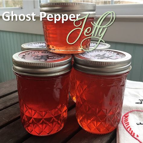 Ghost Pepper Jelly Recipe, Christmas Vacation Themed Party, Vacation Themed Party, Ghost Pepper Jelly, Habanero Recipes, Pepper Jelly Recipes, Christmas Vacation Party, Cream Cheese Appetizer, Red Pepper Jelly