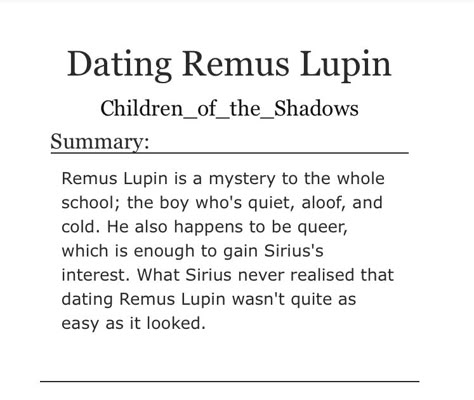 Sirius And Remus Fanfiction, Wolfstar Fanfiction Fluff, Wolfstar Fic Recs Ao3, Dating Remus Lupin, Drarry Ao3 Recs, Wolf Star Fanfiction, Wolfstar Fanfiction Ao3 Recs, Wolfstar Fic Recs, Wolfstar Ao3