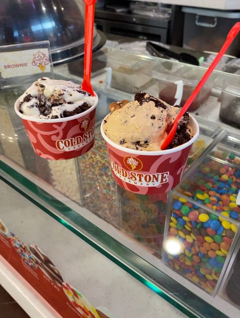 Cold Stone Ice Cream Aesthetic, Cold Stone Ice Cream, Ice Cream Aesthetic, Life Plans, Cold Stone Creamery, Mix Baby Girl, Cold Stone, Food Trip, Cream Aesthetic