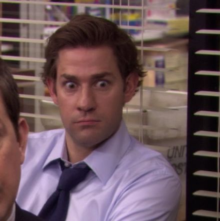 Jim From The Office, Jim The Office, Best Of The Office, The Office Jim, The Office Characters, The Office Memes, The Office Stickers, Office Jokes, The Office Us