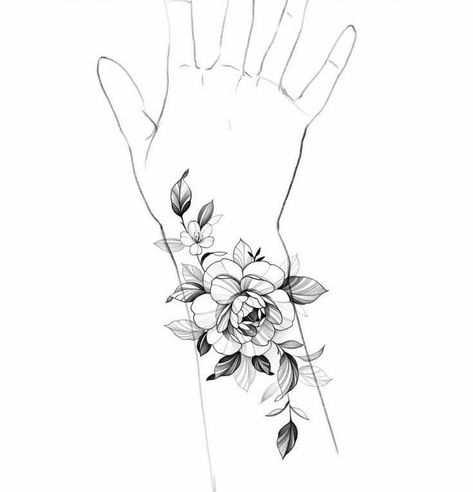 Floral Forearm Tattoo Women, Floral Wrist Tattoo, Side Hip Tattoos, Flower Tattoo Drawings, Special Tattoos, Japan Tattoo Design, Forearm Tattoo Women, Floral Tattoo Design, Flowers Tattoo