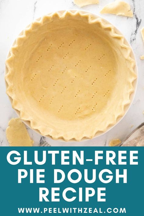 The perfect gluten-free pie dough that has the perfect balance of tenderness and structure. This GF pie crust can be used with any gluten-free pie recipe. Gluten Free Pie Crust Recipe Easy, Gluten Free Pie Crust Easy, Gf Pie Crust Recipe, Best Gluten Free Pie Crust, Easy Gluten Free Pie, Breakfast Ideas For Christmas Morning, Gf Pie Crust, Gluten Free Pie Dough, Gluten Free Pie Crust Recipe