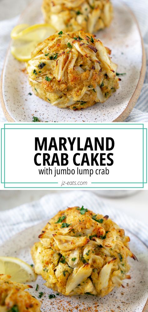 Lump Crab Recipes, Crab Cakes Recipe Best, Lump Crab Meat Recipes, Blue Crab Recipes, Baltimore Crab Cakes, Jumbo Lump Crab, Crab Cake Recipes, Lump Crab Cakes, Maryland Crab Cakes