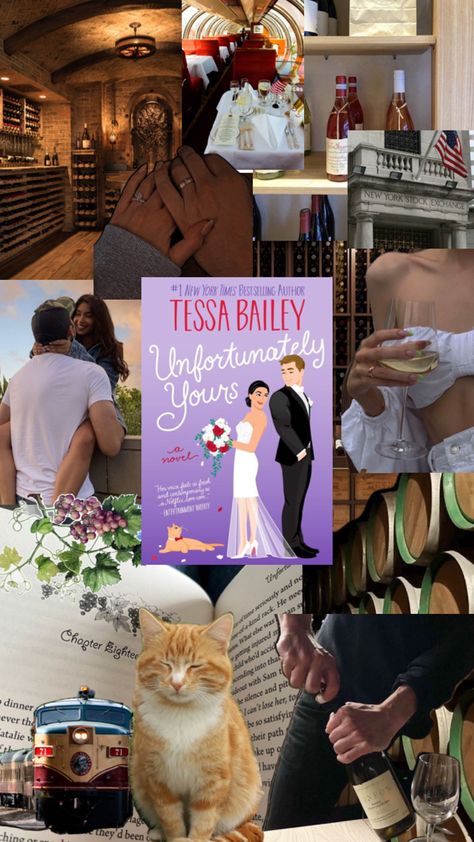 unfortunately yours tessa bailey book aesthetic The Au Pair Affair Tessa Bailey, Secretly Yours Tessa Bailey, Unfortunately Yours Tessa Bailey, Tessa Bailey Books, Unfortunately Yours, Collage Books, Tessa Bailey, Media Journal, Romance Series Books