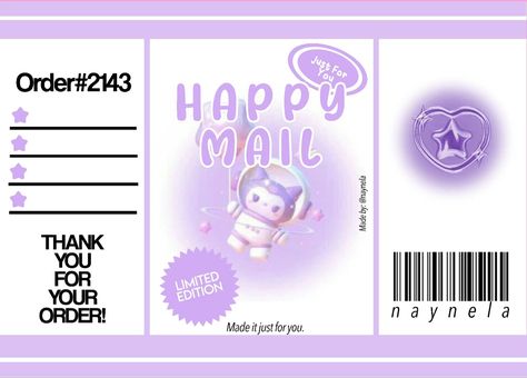 kpop hello kitty kuromi collector happy mail scan template for packing photocards #kpop #blackpink #bts #twice #exo #itzy #newjeanskpop #collector #collection #happymail #hellokittycollection #cinnamoroll #kcollect #template #scan #happymail #stickers #purple #kuromi cr:@sikologsoobin(twt) Sanrio Packaging Template, Freebies Kpop Printable, Photocard Packing Template, Kpop Packing Template, Photocard Packaging Template, Kpop Thank You Card Template, Kpop Packaging Template, Happy Mail Stickers Kpop Printable, Love Mail Sticker Kpop Template