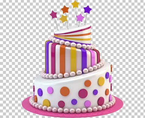 3 Layer Cake Design, Birthday Cake Png, Cupcake Wedding Cake, Birthday Cake Decor, Cupcake Wedding, Cake Png, Cake Biscuit, Desserts Cake, Happy Birthday Cake Images