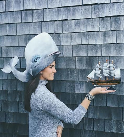 Whale Costume, Mr And Mrs Fox, Heart Of The Sea, Animal Halloween Costumes, World Book Day Costumes, Felt Wall Hanging, Book Day Costumes, White Whale, Diy Halloween Costume