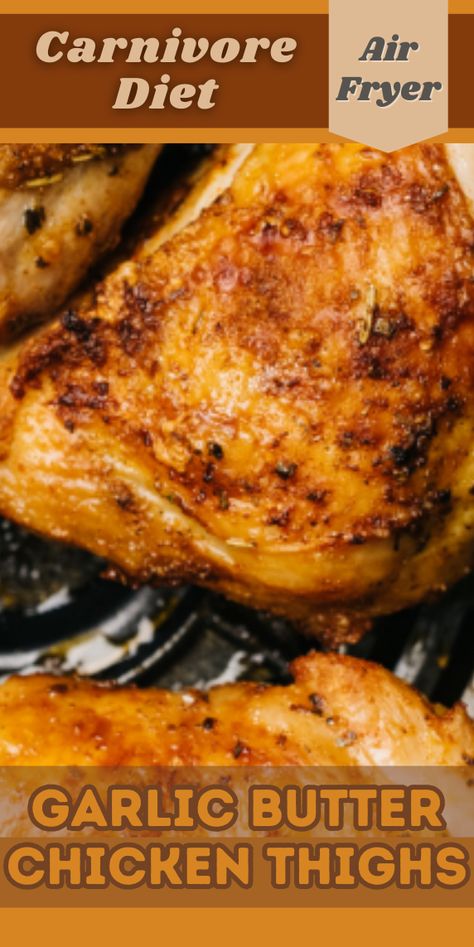 Try this delicious Garlic Butter Chicken Thighs recipe. For more recipes follow my page. #carnivorediet #carnivore #healthyrecipes #upgradedhealth #recipes Chicken Thigh Carnivore Recipe, Keto Chicken Thighs Bone In, Carnivore Chicken Thigh Recipes, Carnivore Chicken Thighs, Carnivore Diet Recipes Dinner, Carnivore Diet Chicken Recipes, Carnivore Chicken Recipes, Garlic Butter Chicken Thighs, Carnivore Diet Recipes