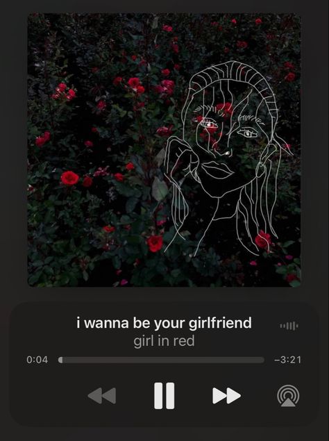 Fancy Song, I Wanna Be Your Girlfriend, Girlfriend Song, Red Ticket, Girl In Red, Music Collage, Music Album Covers, Aesthetic Indie, Music Album Cover