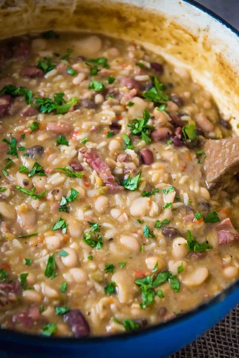 15 Bean Soup Stovetop, 15 Bean Soup With Ham, Bean Soup With Ham, Comfort Food Soup, Soup With Ham, 15 Bean Soup, Comfort Soup Recipes, Food Soup, Ham Soup