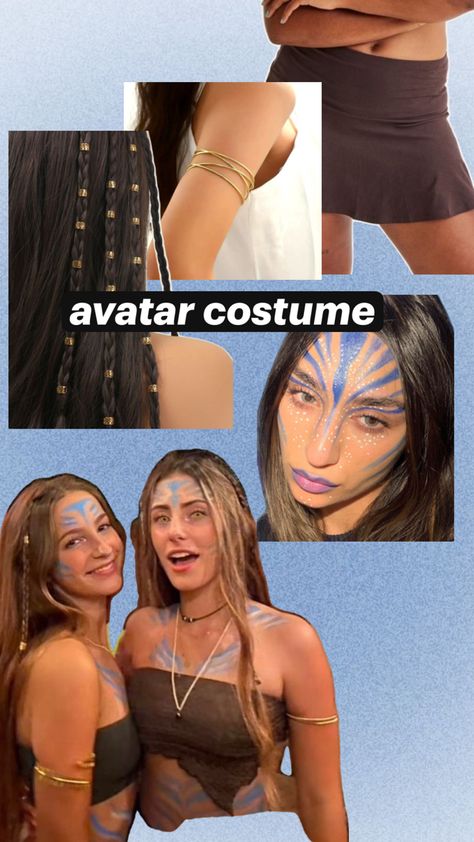 Avatar Costume Couple, Avatar Costume Halloween, Avatar Costume Ideas, Avatar Couple Costume, Diy Avatar Costume, Avatar Costume Diy, Avatar Costume Women, Avatar Halloween Costumes, Avatar Costume