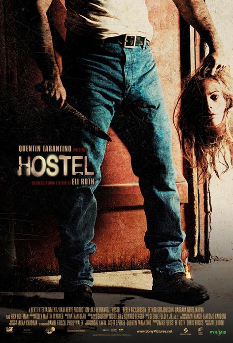 Hostel (2005) Hostel Movie, Classic Horror Movies Posters, Poster Horror, Jay Hernandez, Reservoir Dogs, Watch Movie, Best Horror Movies, Horror Posters, Movie Posters Design