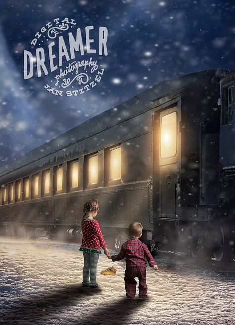 Polar Express Picture Ideas, Polar Express Photo Shoot, Polar Express Kid, Winter Places, Polar Express Christmas Party, Polar Express Christmas, Polar Express Party, Train Pics, Winter Shoot