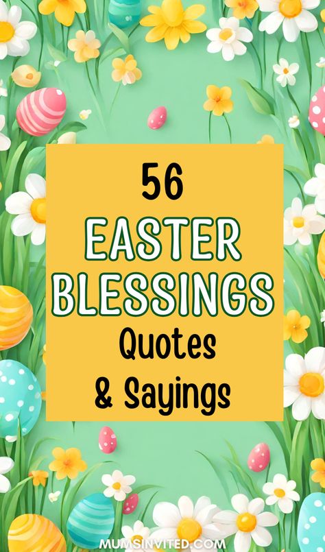 Share inspirational Easter blessings with your loved ones to spread joy this spring season! These uplifting short Christian quotes & sayings make perfect additions to handmade greeting cards, crafts, and holiday gifts for family and friends. Heartfelt sentiments about faith, hope, & Christ's sacrifice are perfect to remind loved ones of the true meaning of Easter. Send thoughtful messages with these spiritual quotes to bless others with peace, renewal, & God's everlasting love this Easter. Happy Easter Religious Quotes, Blessed Easter Quotes, Happy Easter Wishes Religious, Easter Blessings Quotes Families, Easter Prayers For Family, Easter Blessings Quotes Friends, Christian Easter Messages, Quotes For Easter Bible Verses, Easter Prayers Quotes