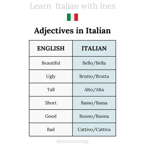 Italian Courses, Learning Languages Tips, Italian Lessons, Italian Language Learning, Learn Italian, High School Hacks, Italian Phrases, Italian Words, Learning Italian