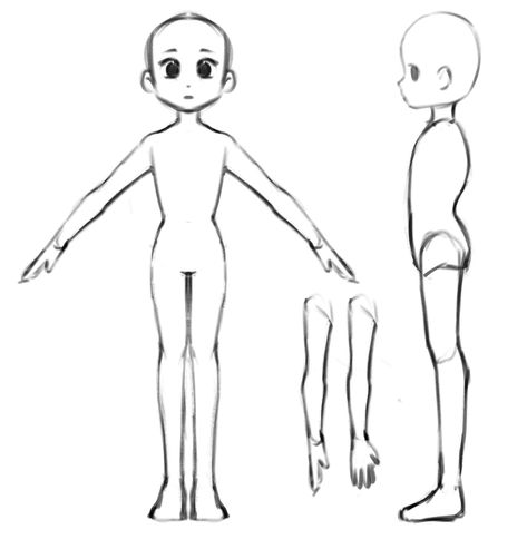 Child Body Base, Child Art Base, Kidcore Art, Artist Tutorials, Base Drawing, Drawing Ideas List, Body Base, Body Base Drawing, Character Base