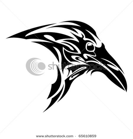 raven... would like with more celtic knot less tribal Viking Raven Head Tattoo, Celtic Raven Tattoo, Raven Head, Rabe Tattoo, Celtic Raven, Viking Raven, Haida Art, Head Tattoo, Crow Tattoo