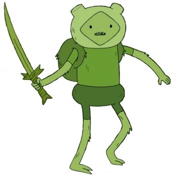 Fern | Adventure Time Wiki | Fandom Fern The Human, Fern Adventure Time, Adventure Time Cosplay, Two Swords, Photography Inspiration Nature, Adventure Time Characters, Green Knight, Green Characters, Adventure Time Finn