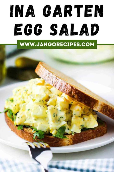 Imagine a special egg salad, the kind that's really, really good - that's Ina Garten Egg Salad Recipe. Egg Salad Sandwich Recipe, Classic Egg Salad, Party Spread, Egg Salad Sandwiches, Egg Salad Recipe, Quick Snack, Salad Sandwich, Super Easy Recipes, Green Onion