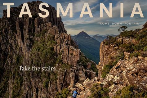 Tourism Tasmania wants travellers to take a breath in new 'Come Down For Air' campaign - Travel Weekly Travel Graphics, Perth Airport, Destination Marketing, Tourism Marketing, Media Buying, Holiday Planning, Take A Breath, Mountain Hiking, Urban Life