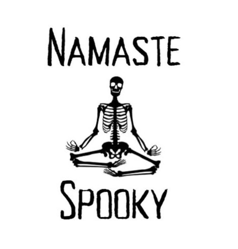 Namaste spooky svg download with yoga skeleton Spooky Yoga, Yoga Skeleton, Halloween Yoga, Skeleton Arm, Licensed Esthetician, Spooky Svg, Anytime Fitness, Birds Nest, Halloween Vibes