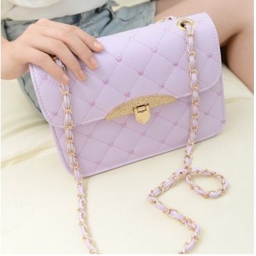 $10.99Fashion Zipper Hasp and Diamond Lattice Print Solid Purple PU Shoulder Bag Girly Bags, Fancy Bags, Heart Bag, Pretty Bags, Burberry Handbags, Cute Purses, Mini Crossbody Bag, Cute Bags, Girls Bags