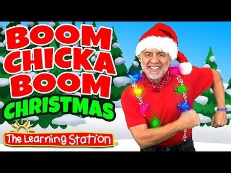 Boom Chicka Boom Christmas 🎅 Christmas Songs for Kids 🎅 Kids Songs by The Learning Station - YouTube Christmas Songs For Kids To Perform, Christmas Songs For Toddlers, Christmas Music For Kids, Preschool Christmas Songs, Christmas Brain Breaks, Boom Chicka Boom, Santa Songs, Christmas Songs For Kids, Popular Christmas Songs