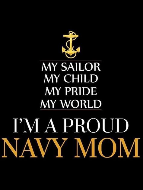 Navy Mom Quotes Sons, Navy Graduation Anchor, Military Moms Quotes, Navy Jokes, Marine Clothes, Navy Decorations, Us Navy Party, Military Send Off Party Ideas, Navy Boot Camp Graduation