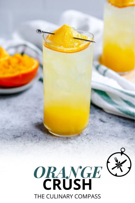 Orange Crush Recipe, Orange Crush Cocktail, Recipe Low Calorie, Watermelon Crush, Low Calorie Cocktails, Orange Vodka, Fresh Orange Juice, Orange Cocktails, Perfect Summer Drink