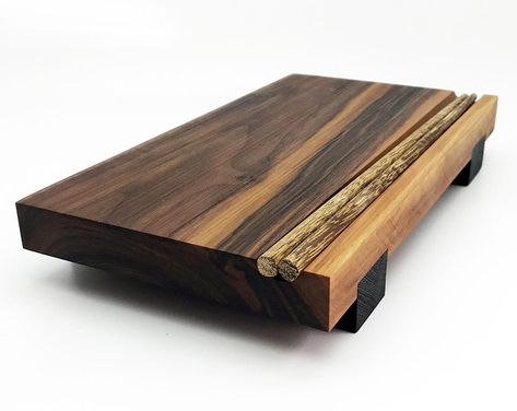 Sushi Table, Sushi Board, Sushi Tray, Small Appetizers, Wenge Wood, Sushi Plate, Unique Housewarming Gifts, Serving Plate, Wooden Tray