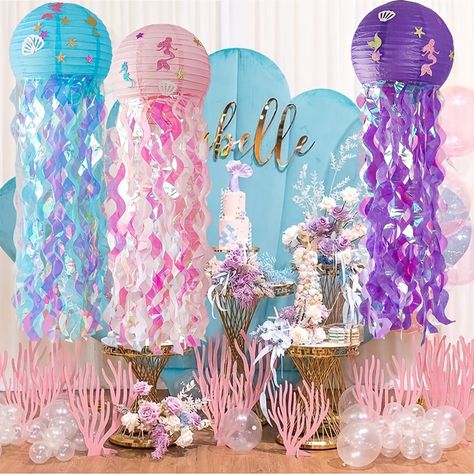 Sea Birthday Party Decorations, Mermaid Birthday Decorations, Christmas Party Photo, Mermaid Birthday Party Decorations, Girls Birthday Party Decorations, Kids Birthday Party Decoration, Birthday Party Set, Mermaid Party Decorations, Sea Birthday Party