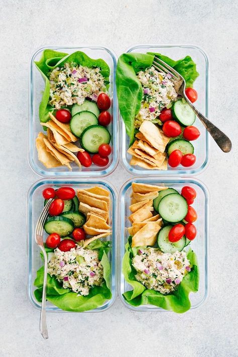 Meal Prep Tuna, Resep Salad, Snack Prep, Nutrition Food, Albacore Tuna, Tuna Salad Recipe, Resep Diet, Healthy Food Facts, Pescatarian Recipes