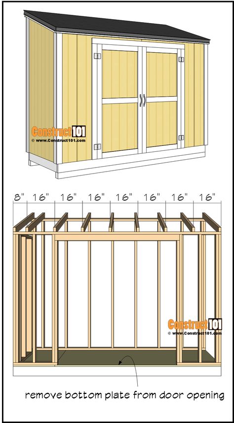 Backyard Lean To Shed, Wall Shed Ideas, 8x12 Lean To Shed, Side House Shed Ideas, Shed Against Fence, Building Sheds Diy, Lean To Shed Against Garage, Small Outdoor Shed Diy, Lean To Shed Off Garage