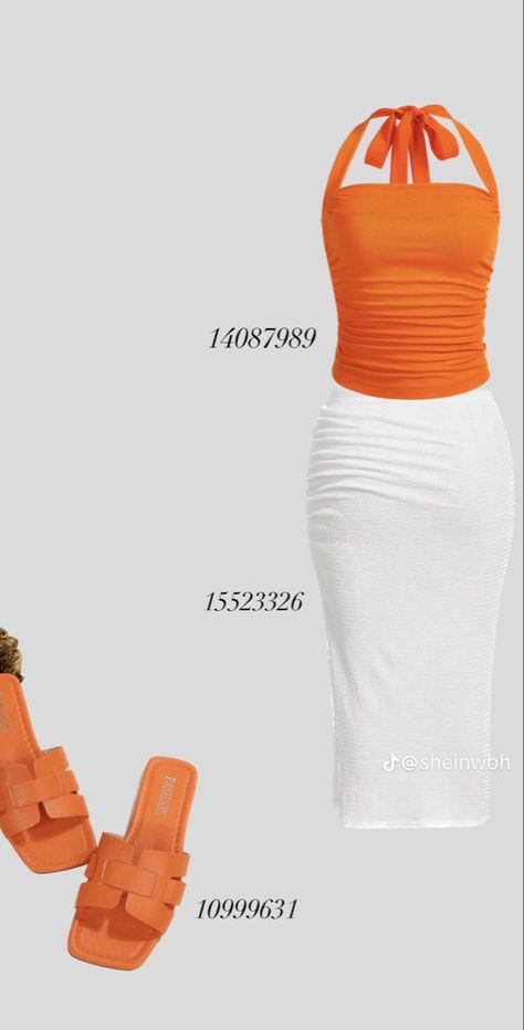 Shein Modest Outfits, Orange Outfit Ideas, Orange Picnic, Orange Skirt Outfit, Picnic Outfit Ideas, Aesthetic 2025, Pink Picnic, Shein Clothes, Skirt Outfits Aesthetic