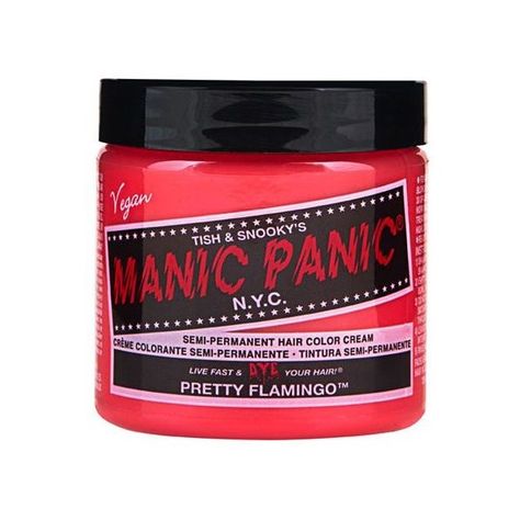 0 Manic Panic Pretty Flamingo, Manic Panic Cotton Candy Pink, Candy Pink Hair, Manic Panic Colors, Cotton Candy Pink Hair, Manic Panic Hair Color, Manic Panic Hair, Hair Color Guide, Pink Punk